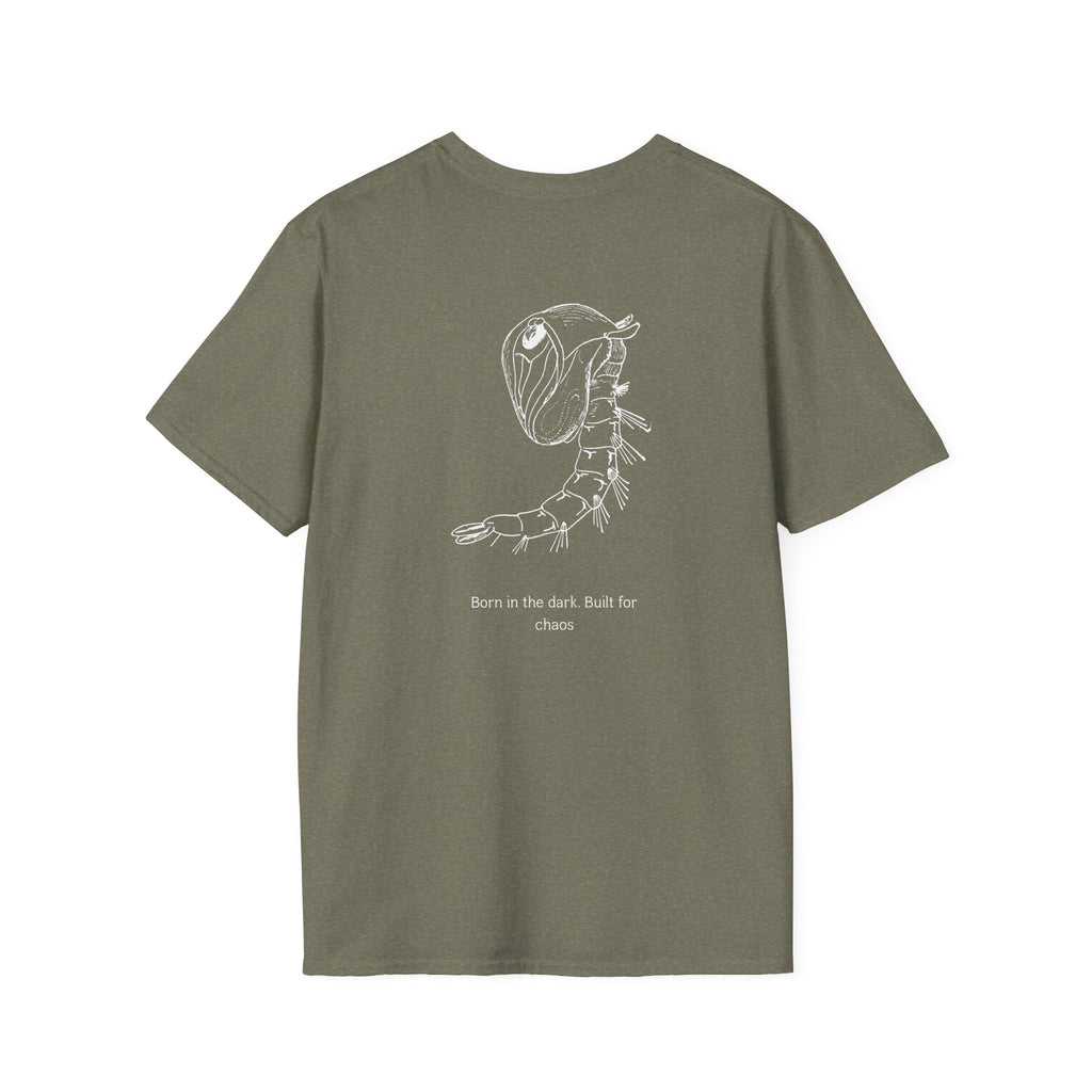 “Built for Chaos” – Mosquito Larva Statement Tee