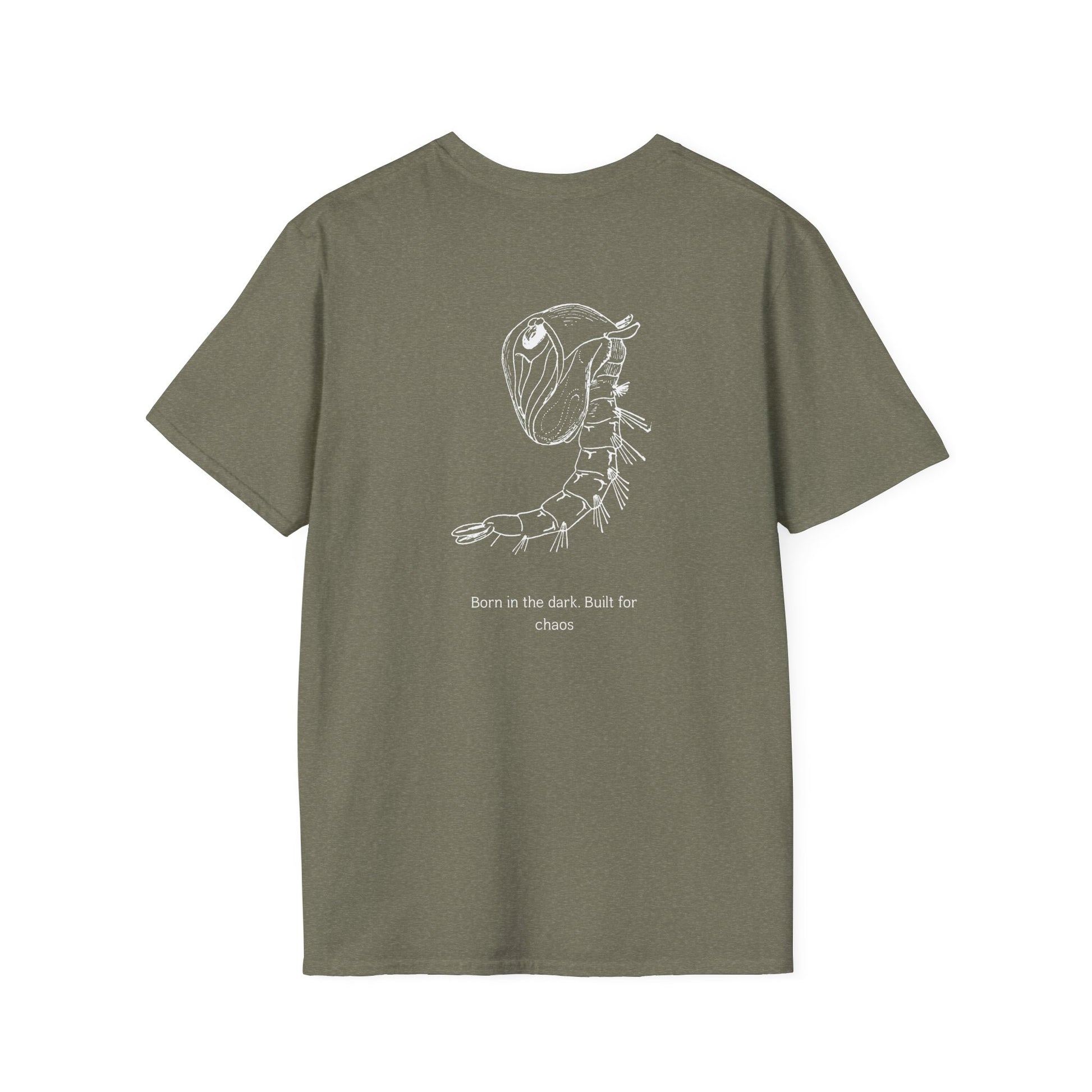 “Built for Chaos” – Mosquito Larva Statement Tee