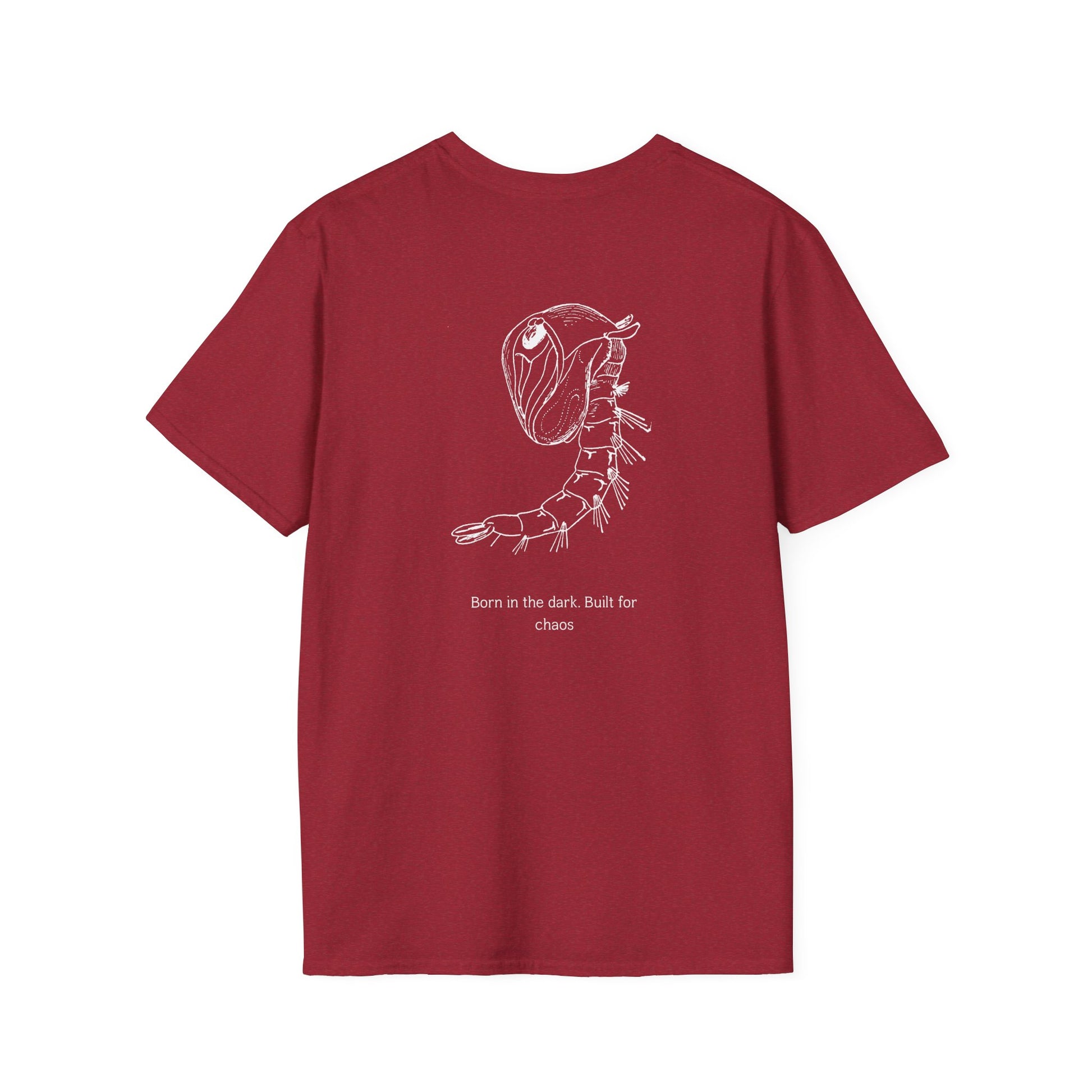 “Built for Chaos” – Mosquito Larva Statement Tee