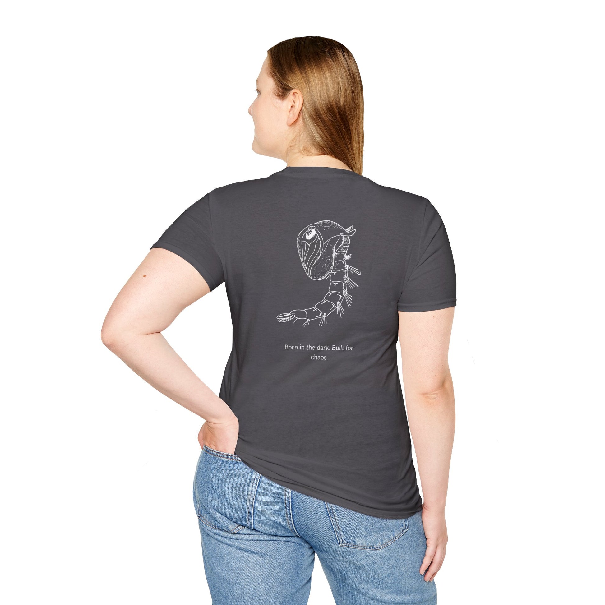 “Built for Chaos” – Mosquito Larva Statement Tee