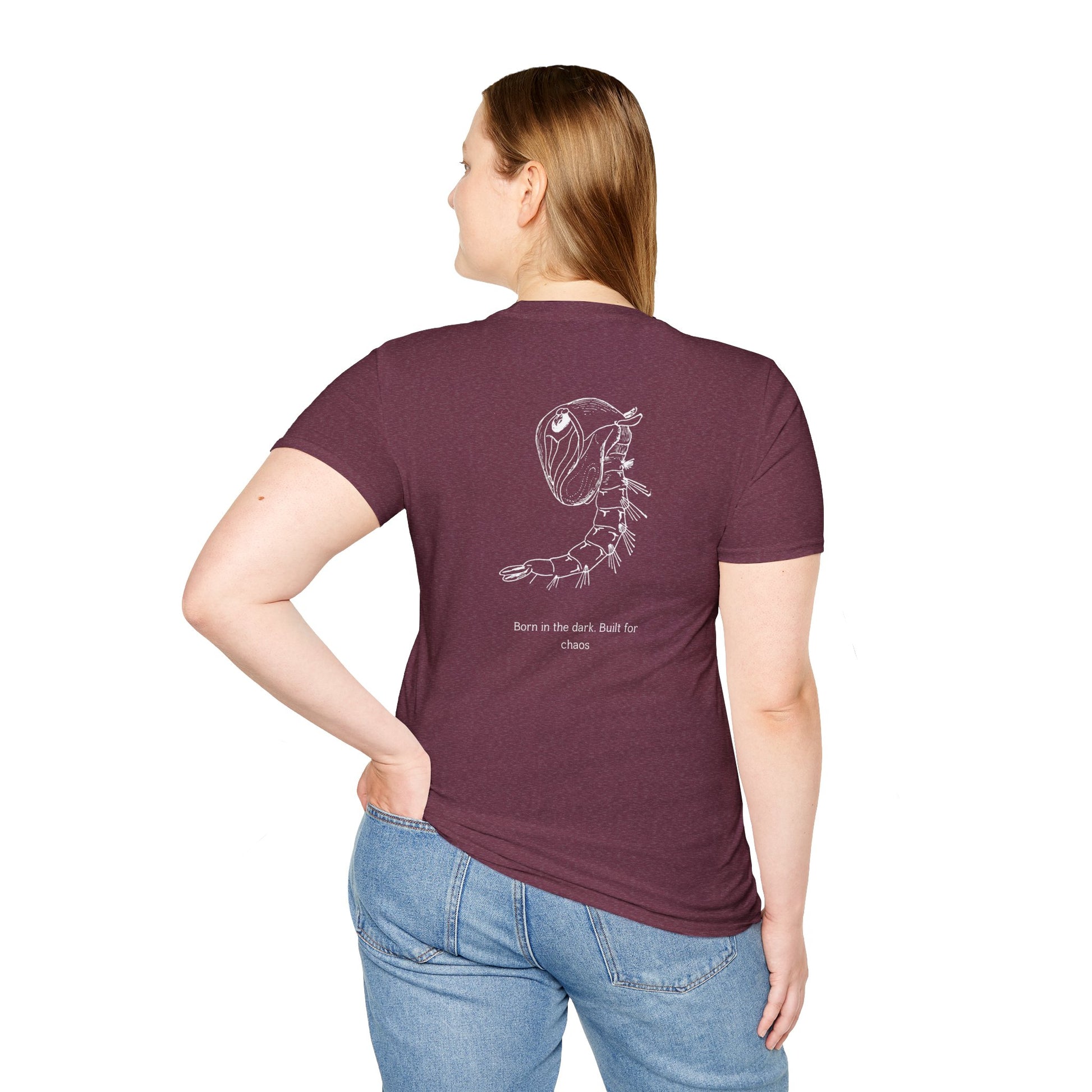 “Built for Chaos” – Mosquito Larva Statement Tee