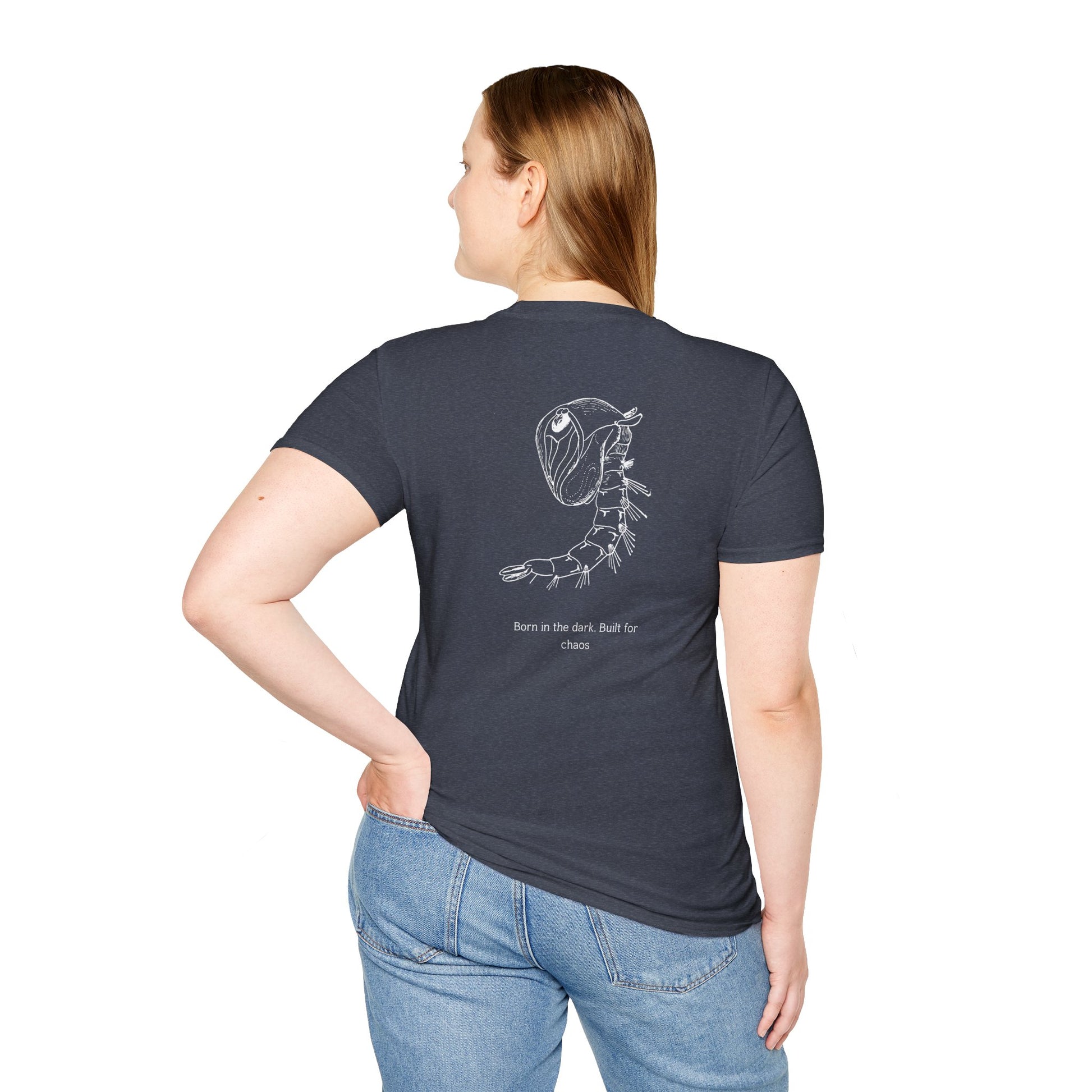 “Built for Chaos” – Mosquito Larva Statement Tee