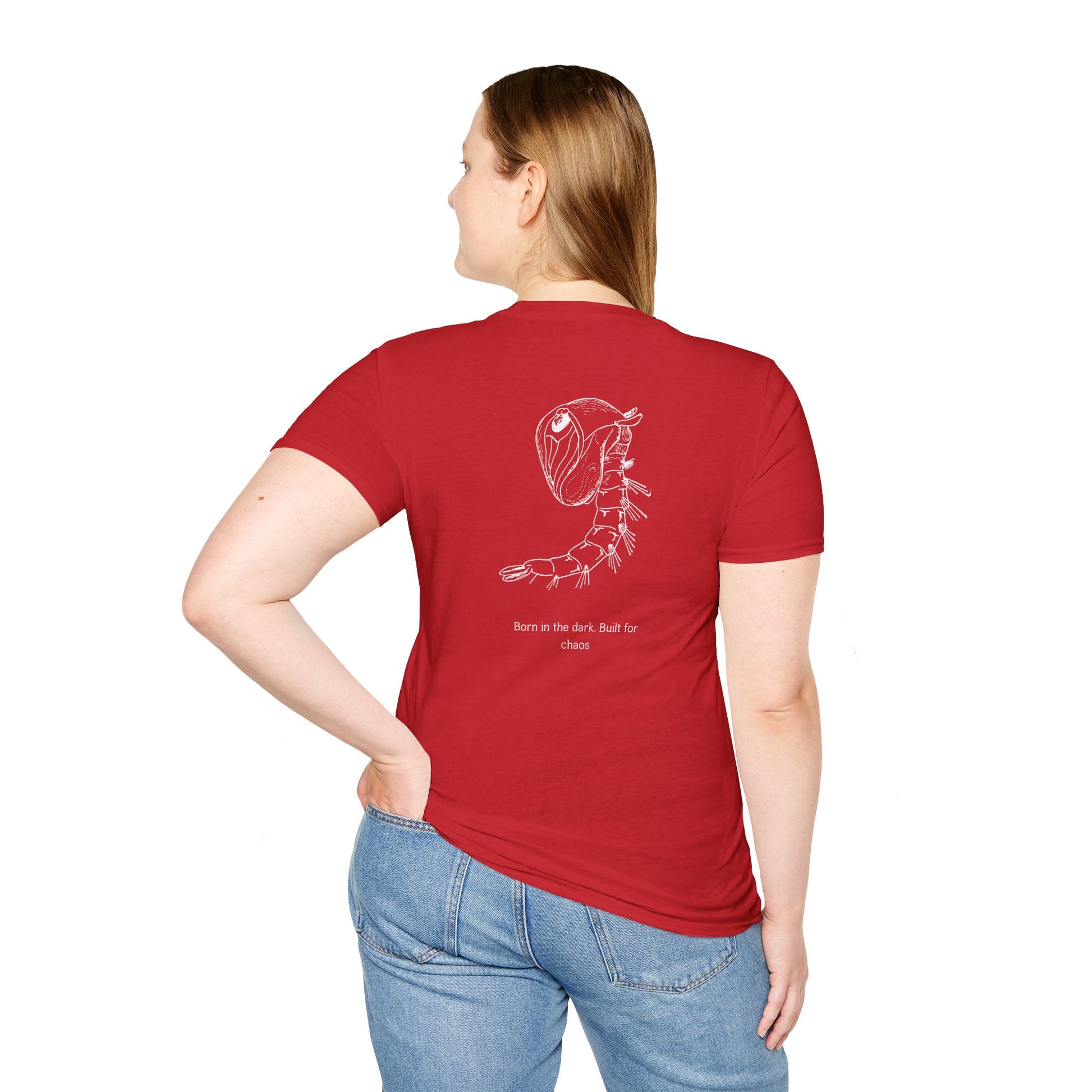 “Built for Chaos” – Mosquito Larva Statement Tee