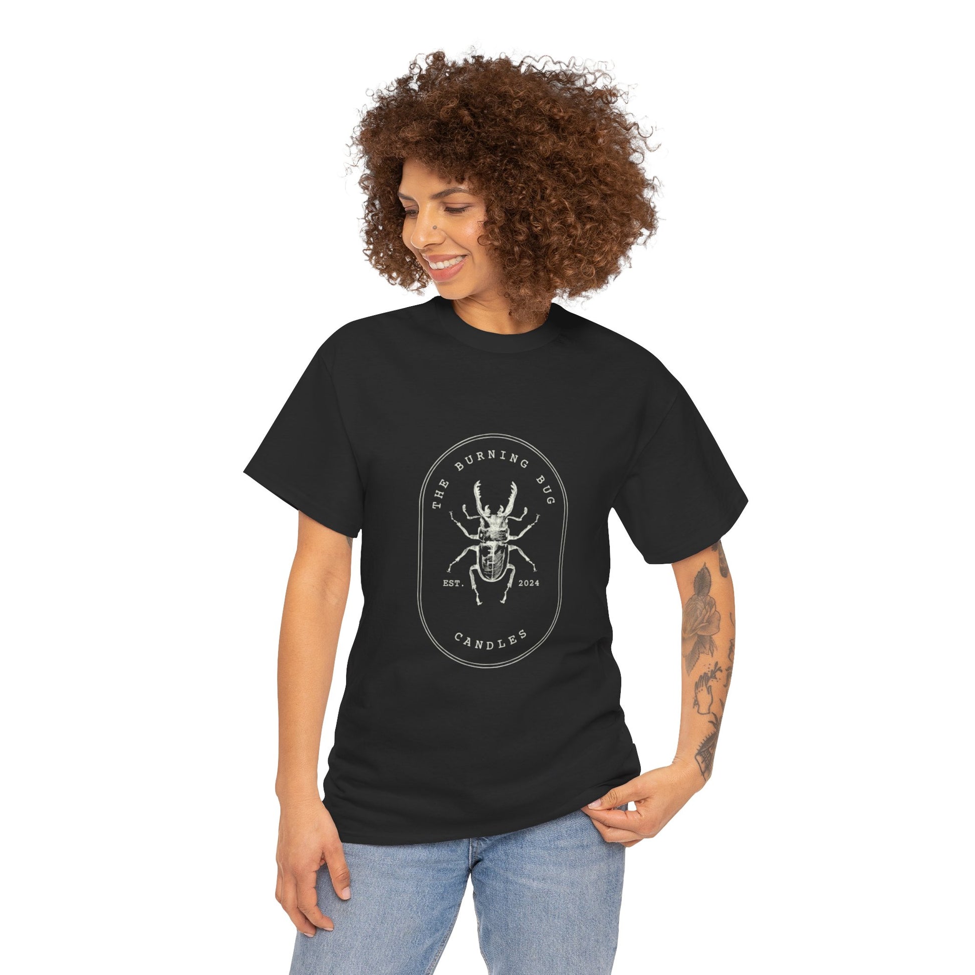 Dark Beetle Graphic Tee, Unisex Heavy Cotton T-Shirt for Nature Lovers, Vintage Style Shirt, Perfect Gift for Insect Enthusiasts, [...]