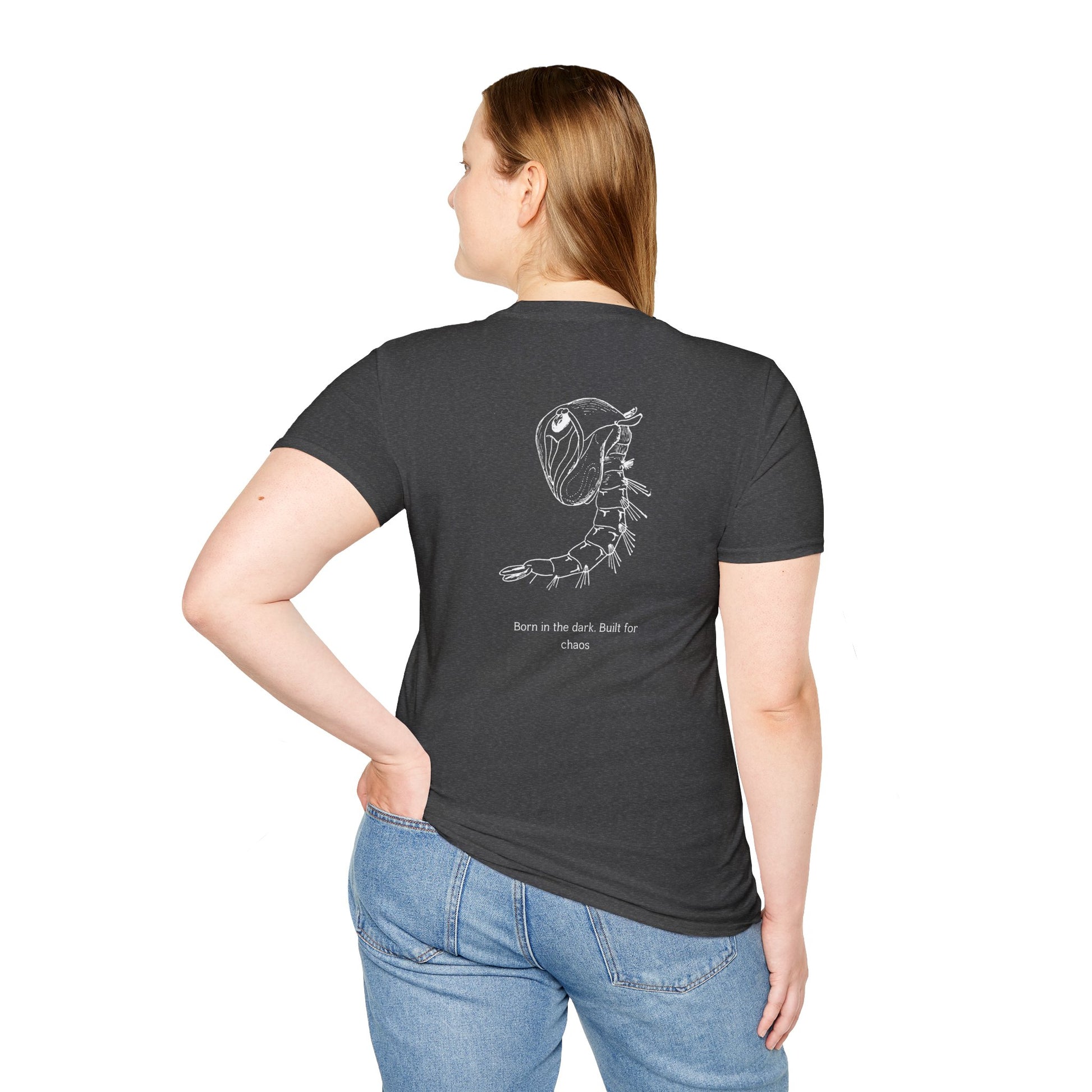 “Built for Chaos” – Mosquito Larva Statement Tee
