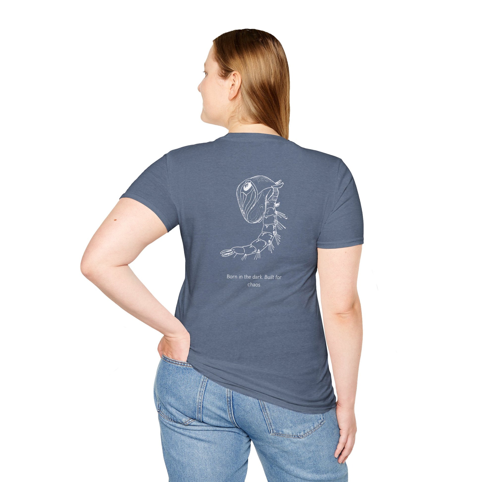“Built for Chaos” – Mosquito Larva Statement Tee
