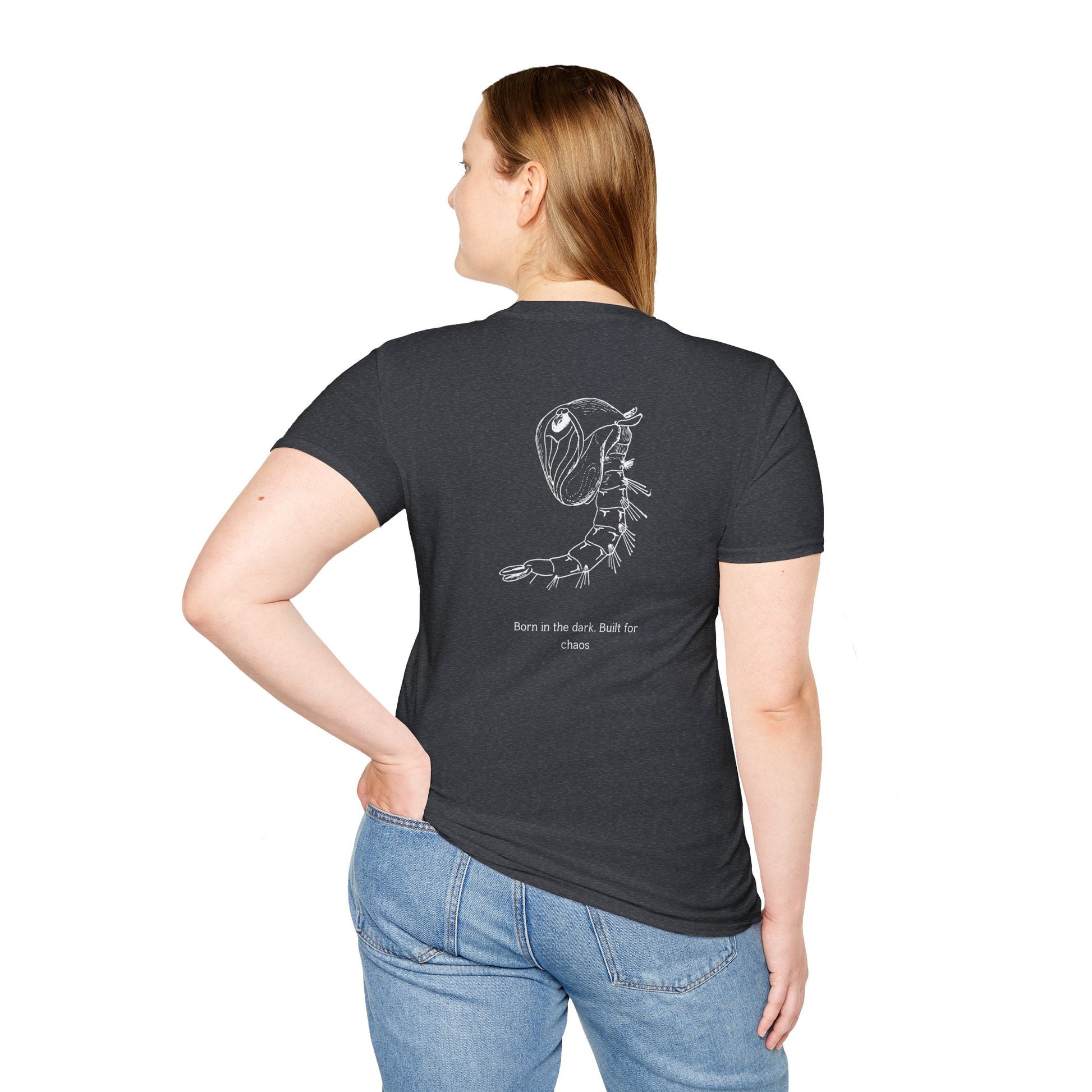 “Built for Chaos” – Mosquito Larva Statement Tee