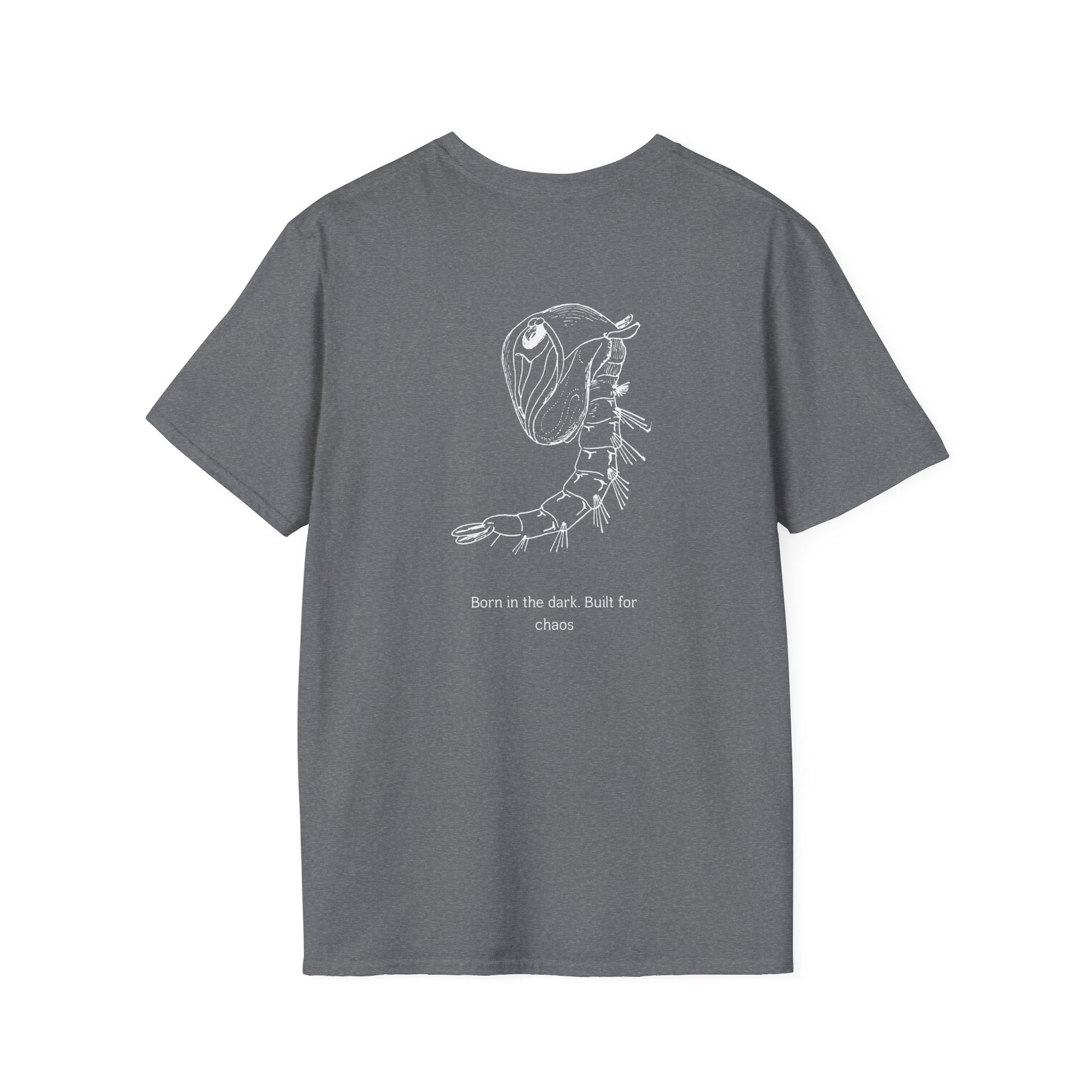 “Built for Chaos” – Mosquito Larva Statement Tee