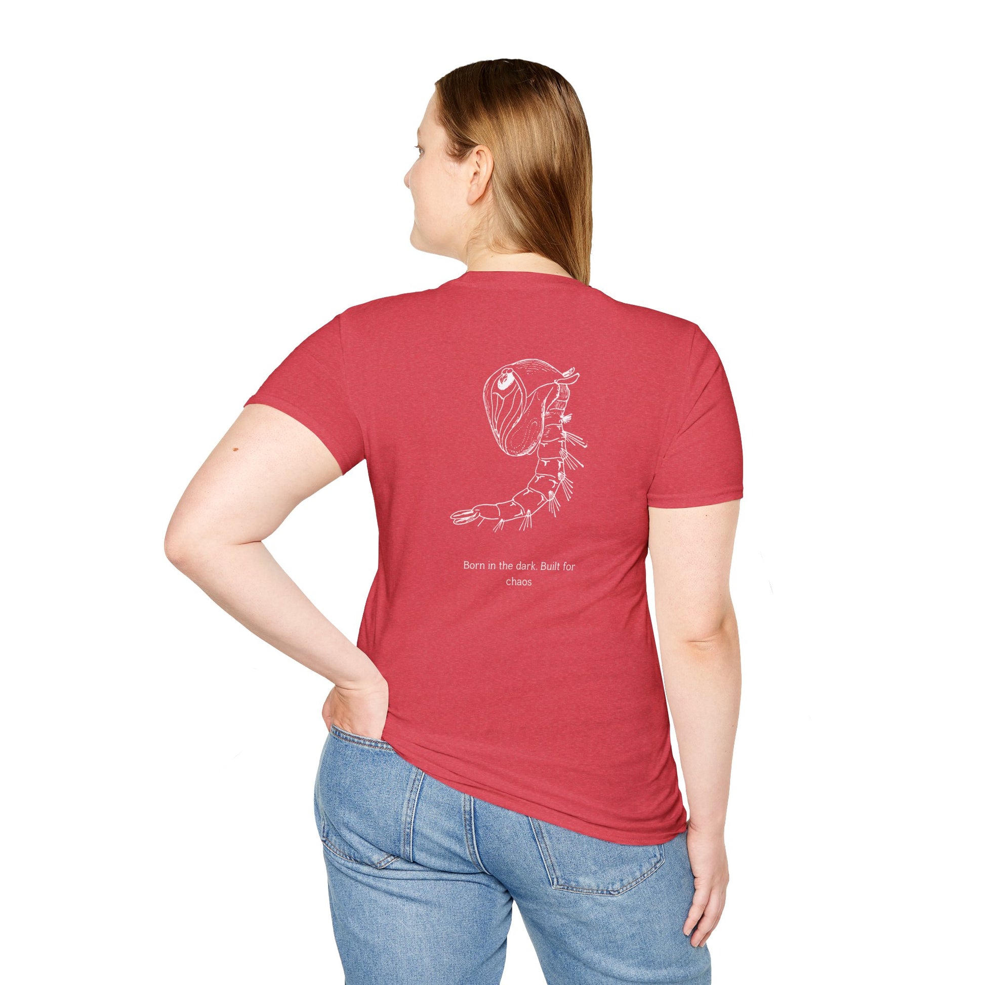 “Built for Chaos” – Mosquito Larva Statement Tee
