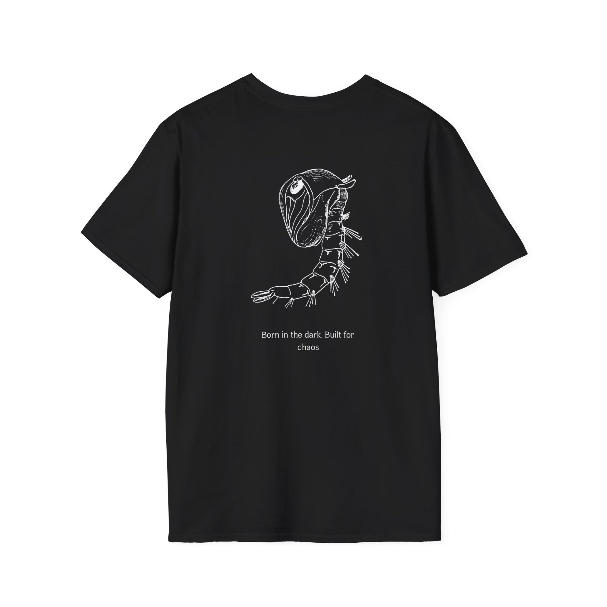 “Built for Chaos” – Mosquito Larva Statement Tee