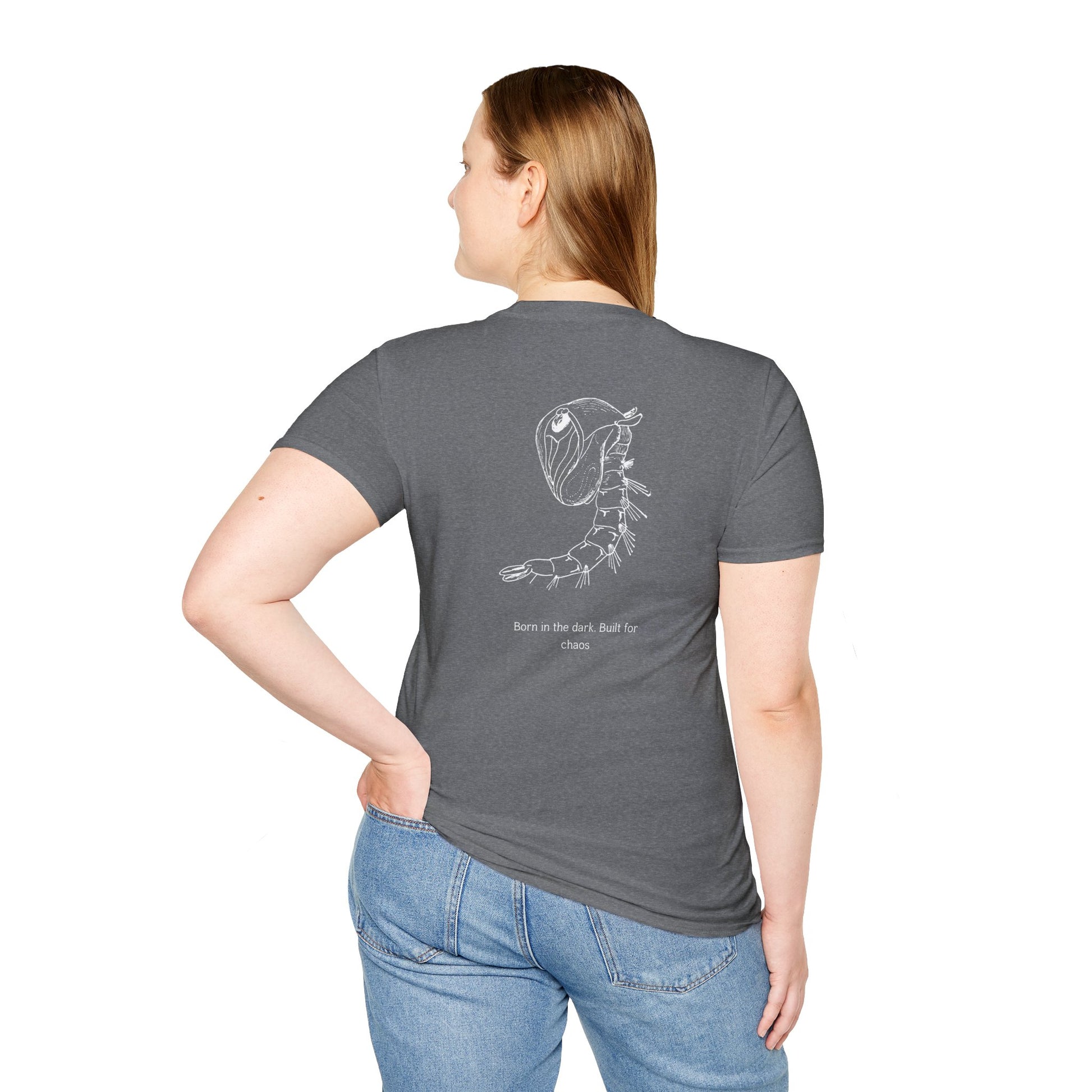“Built for Chaos” – Mosquito Larva Statement Tee