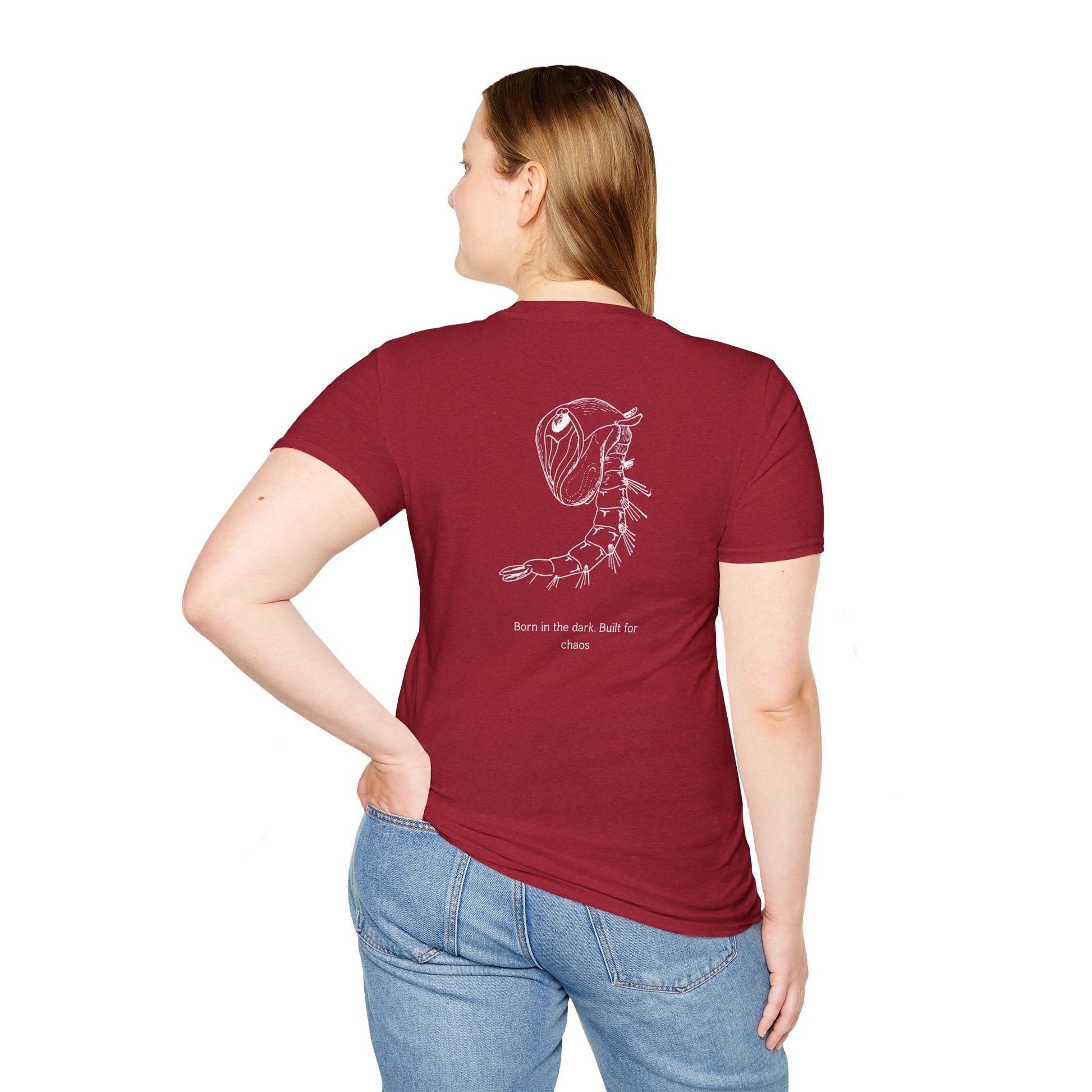 “Built for Chaos” – Mosquito Larva Statement Tee