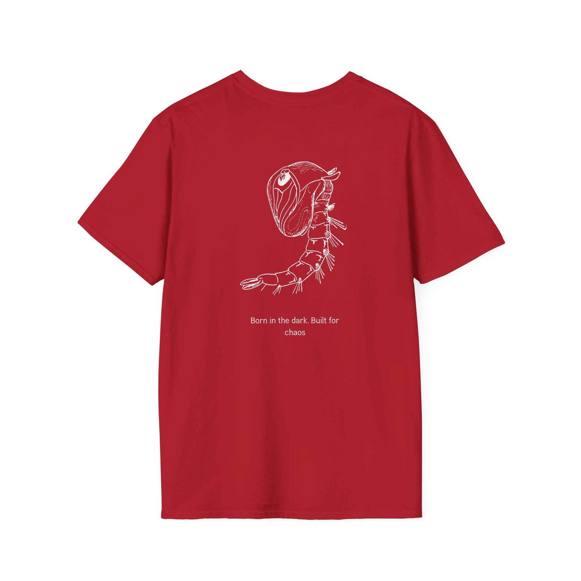 “Built for Chaos” – Mosquito Larva Statement Tee
