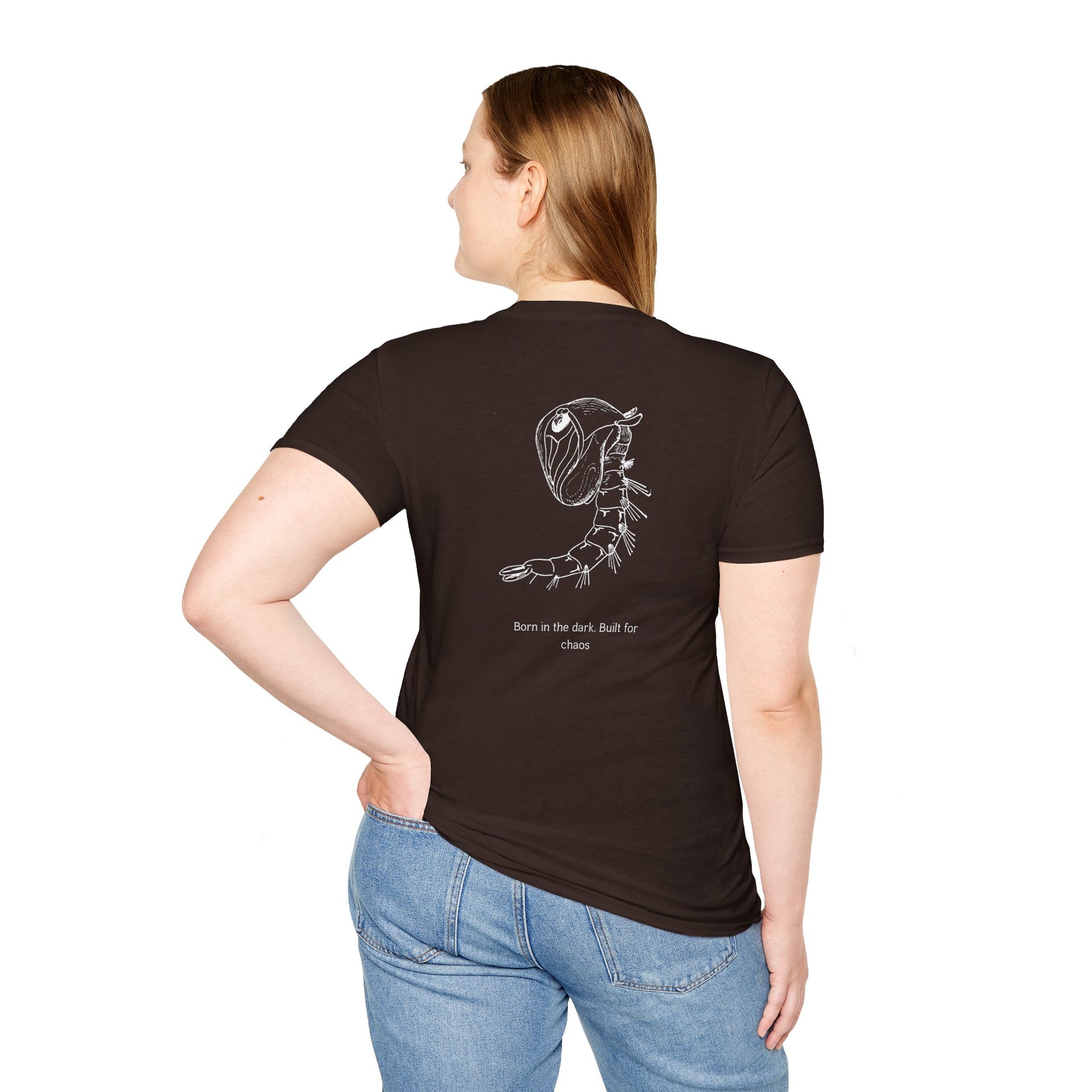 “Built for Chaos” – Mosquito Larva Statement Tee