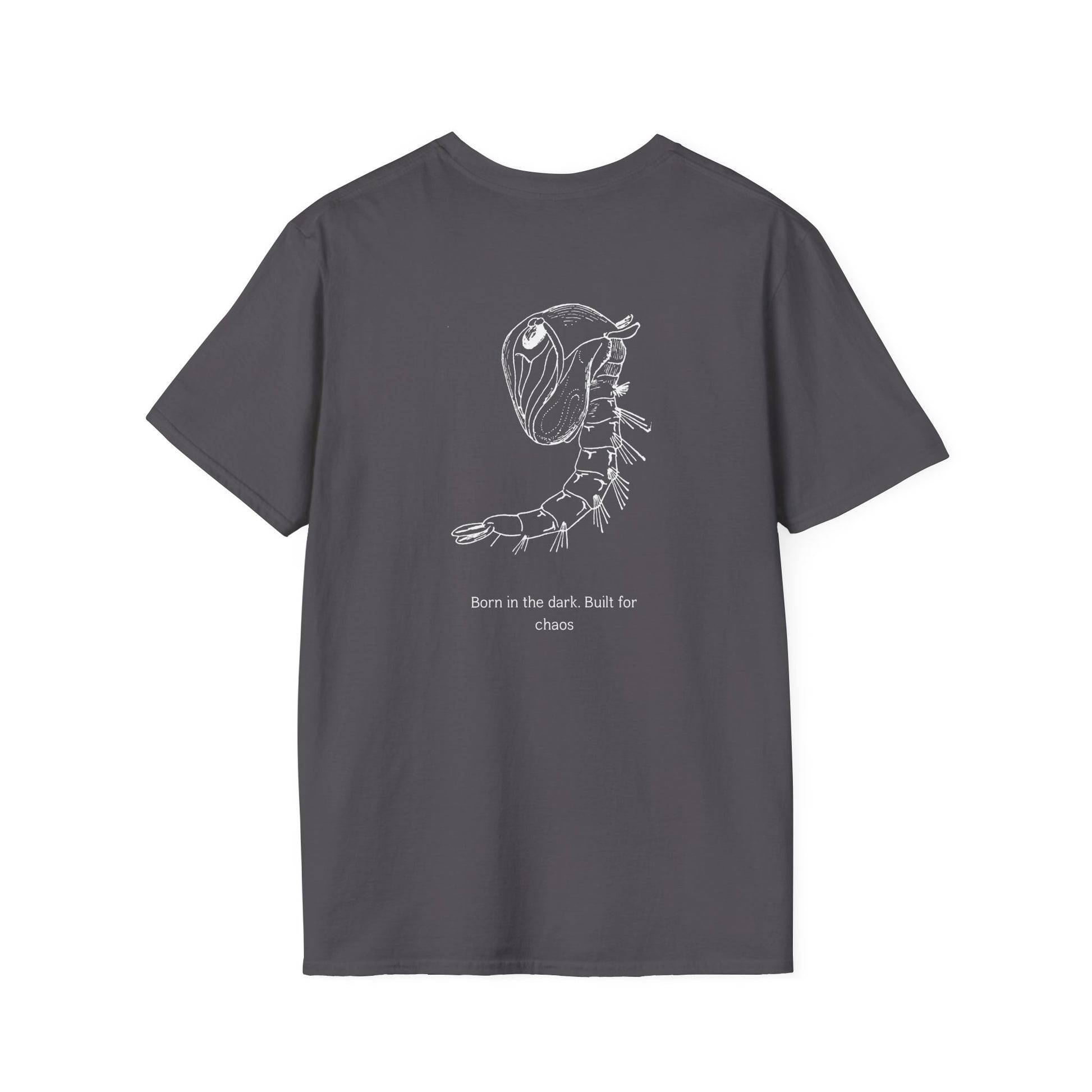 “Built for Chaos” – Mosquito Larva Statement Tee