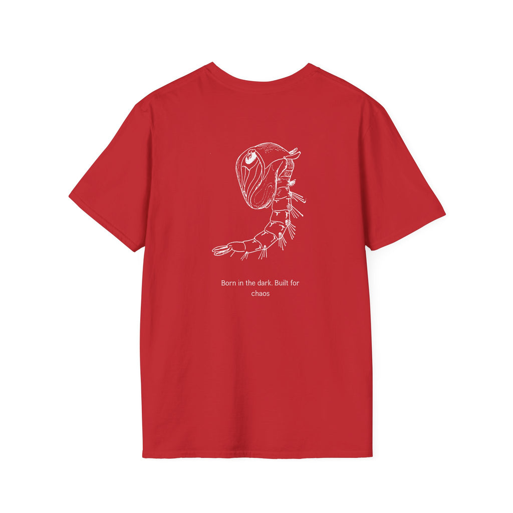 “Built for Chaos” – Mosquito Larva Statement Tee