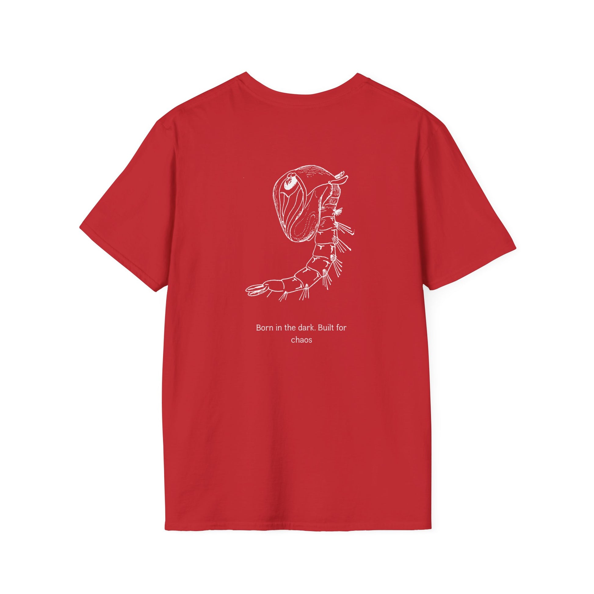 “Built for Chaos” – Mosquito Larva Statement Tee