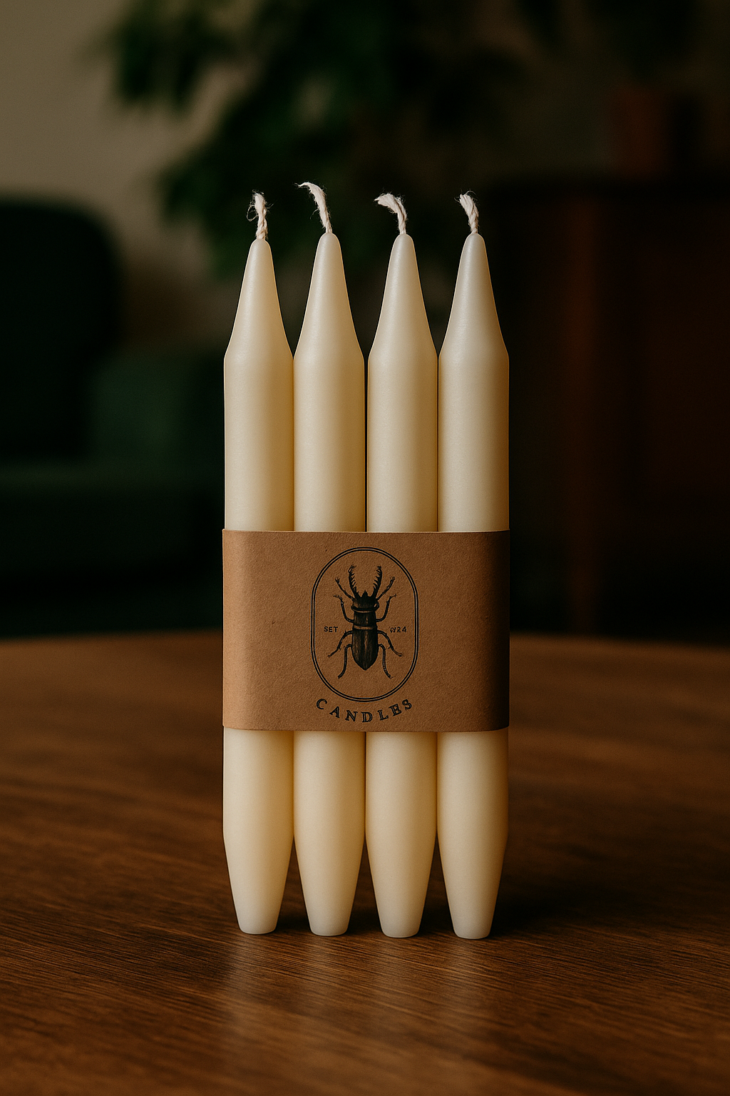 Drip Candles for Bottles – Set of 4